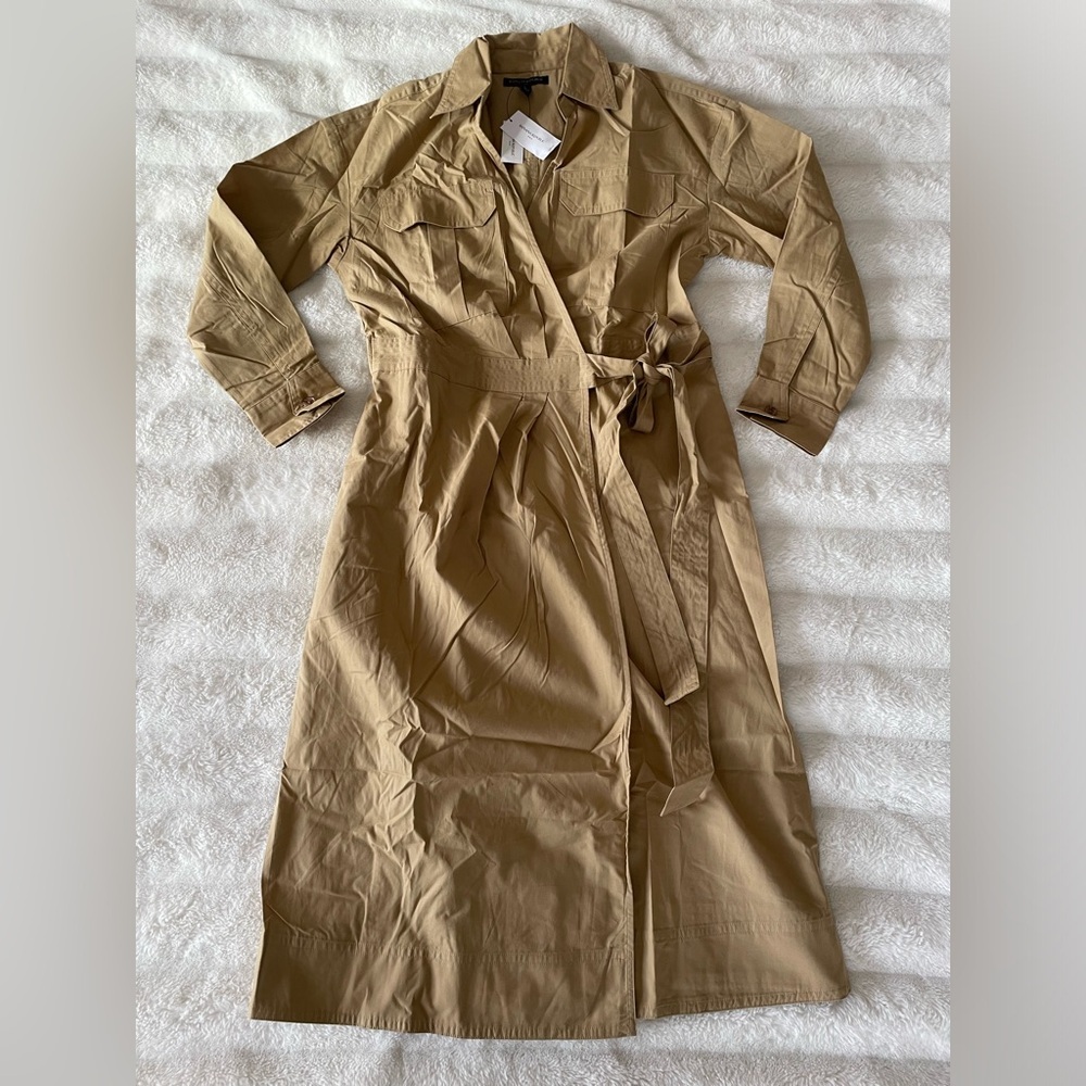 Banana Republic Factory Tan Midi Dress